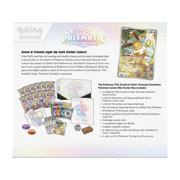 Pokémon Scarlet & Violet - Prismatic Evolutions Elite Trainer Box - Image 6